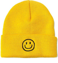 Load image into Gallery viewer, SMILEY FACE BEANIE ACCENTED | HATS
